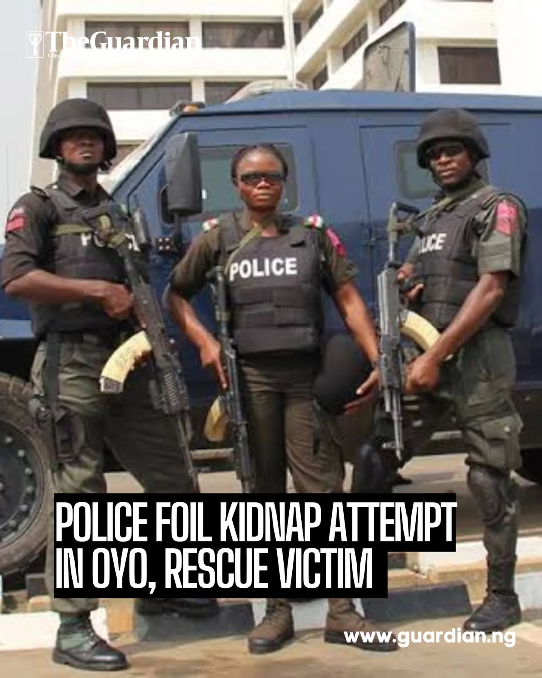 The Oyo State Police Command has foiled a kidnap attempt in Olorunda Village 1 The Oyo State Police Command has foiled a kidnap attempt in Olorunda Village, Oj