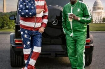 The world president and the president of Africa chilling.