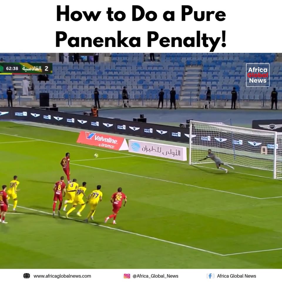 This is how you execute a perfect Panenka penalty. Calm approach, eyes on the go