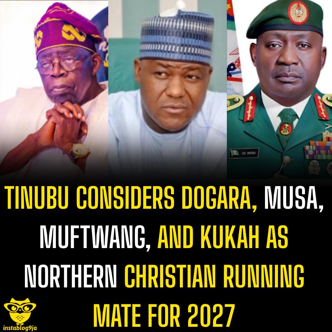 Tinubu Considers Dogara, Musa, Mutfwang, and Kukah as Northern Christian Running
