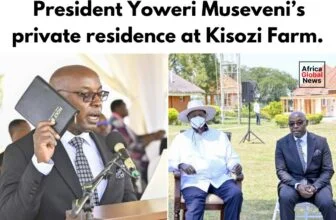 Uganda’s Chief Justice took the oath of office at President Yoweri Museveni’s pr