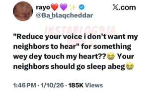 A Nigerian lady has stirred reactions online after sharing how the phrase “reduc