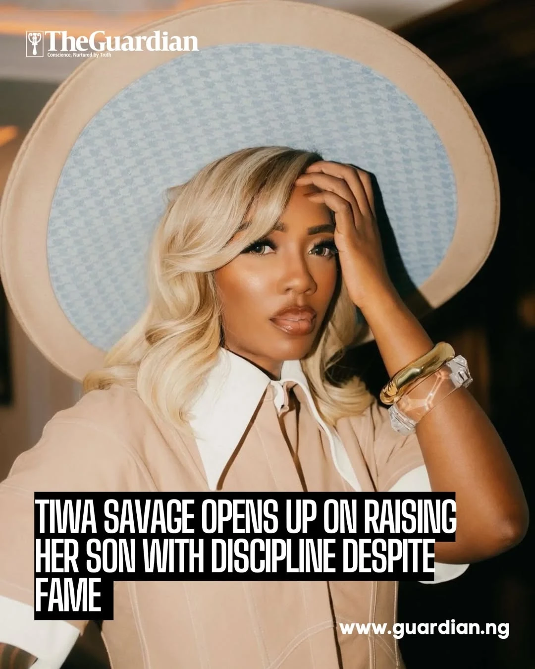 Afrobeats star Tiwa Savage has shared details of her parenting approach, saying