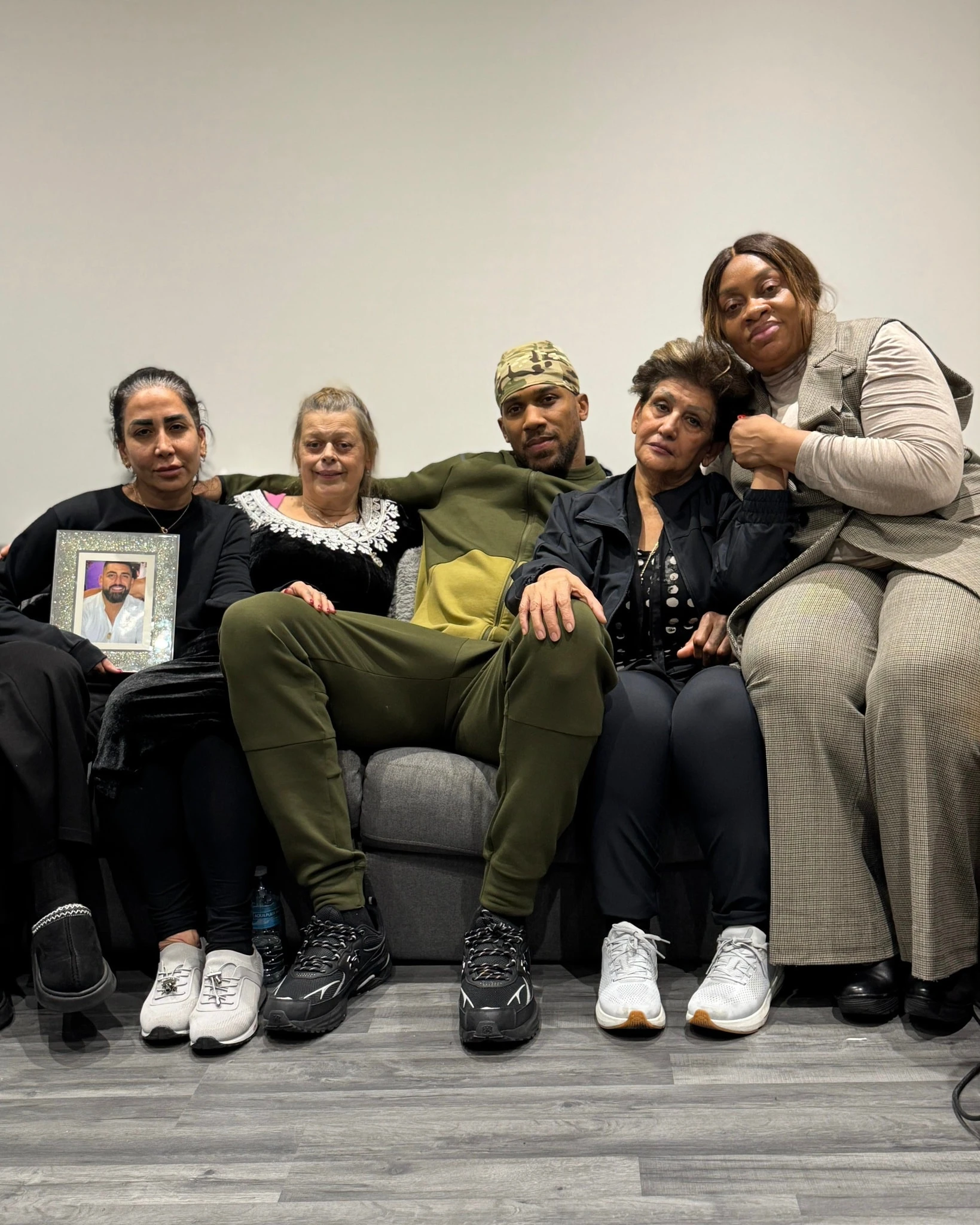 Anthony Joshua has been pictured with the families of his late friends in London 2 British former heavyweight champion Anthony Joshua has been pictured with the fa
