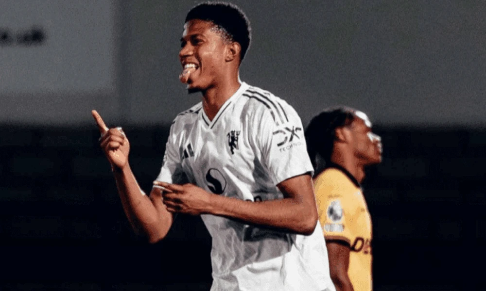 Chido Obi brace sends Man United to Premier League 2 summit