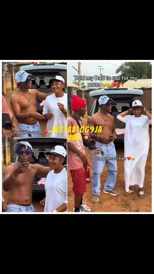 Man shares a heartwarming moment as his dad raps a special song dedicated to his