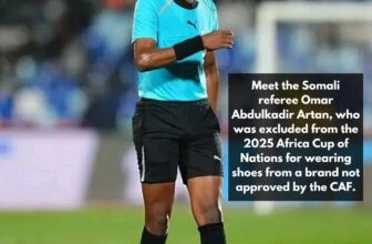Meet Somali referee Omar Abdulkadir Artan, who was excluded from AFCON 2025 afte
