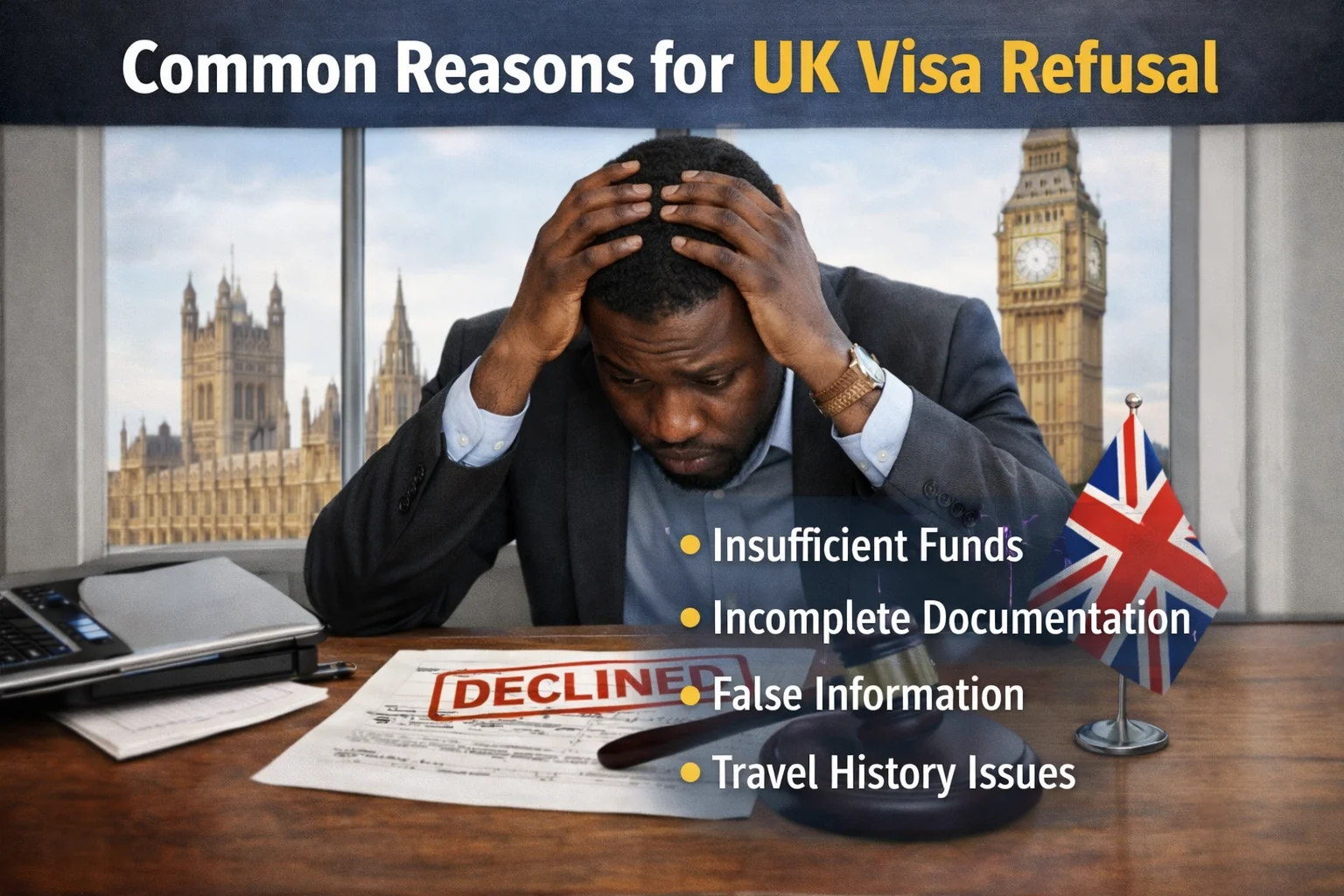 common reasons for uk visa refusal