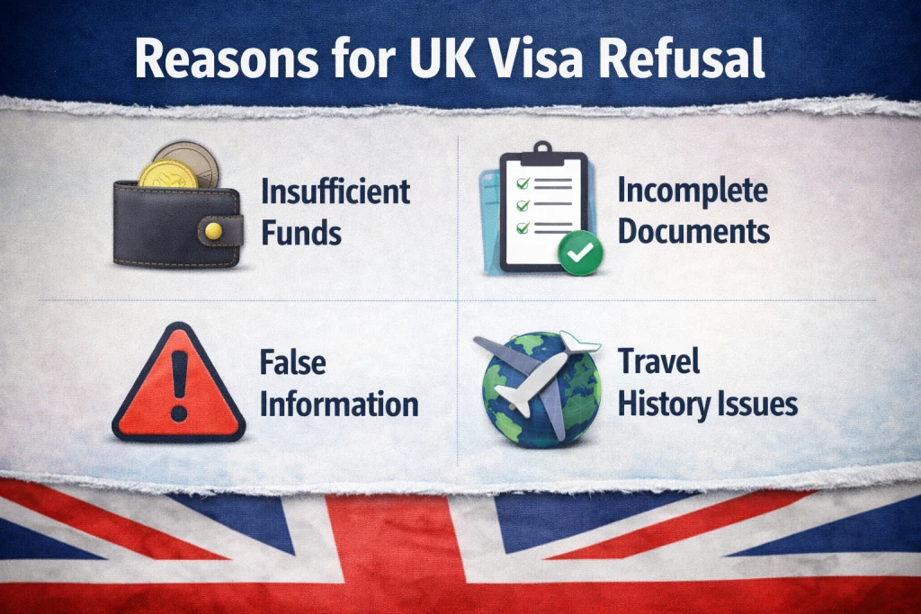 Reasons for UK visa refusal
