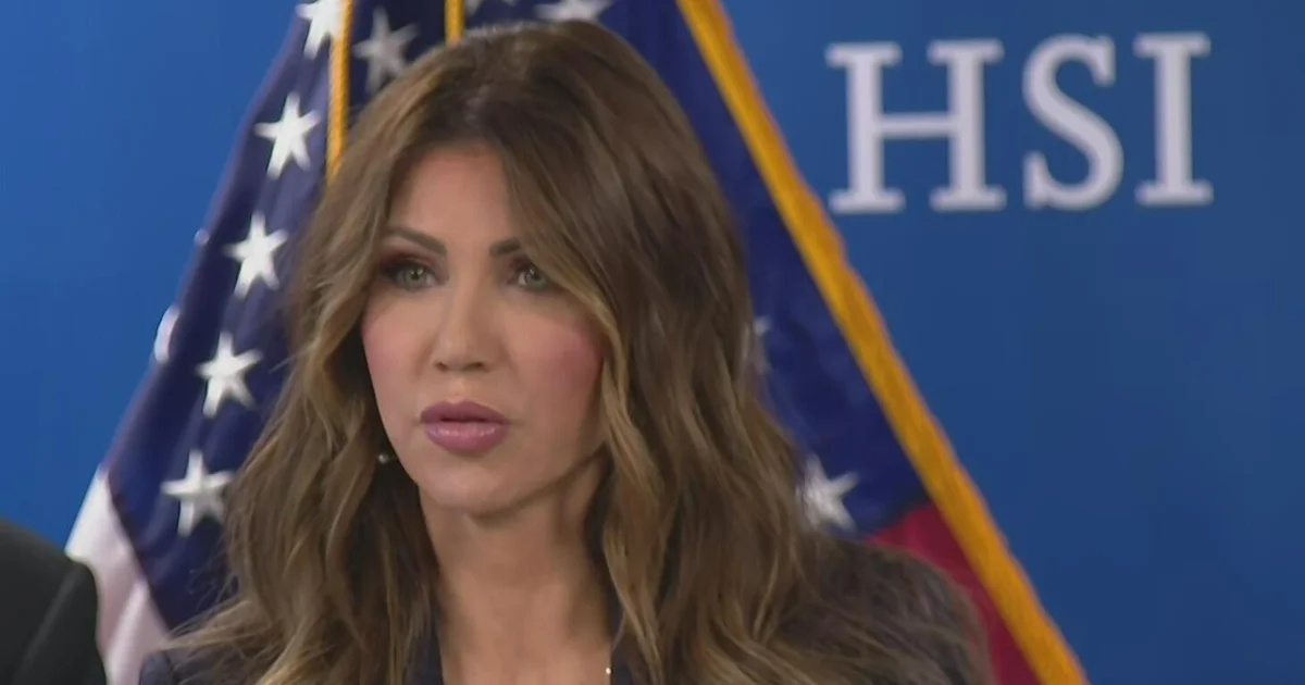 Noem holds press conference after fatal ICE shooting in Minneapolis