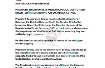 President Tinubu Directs Security Forces to Track Down Perpetrators of Kasuwan D