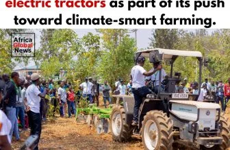 Rwanda is quietly reshaping African agriculture with the use of electric tractor