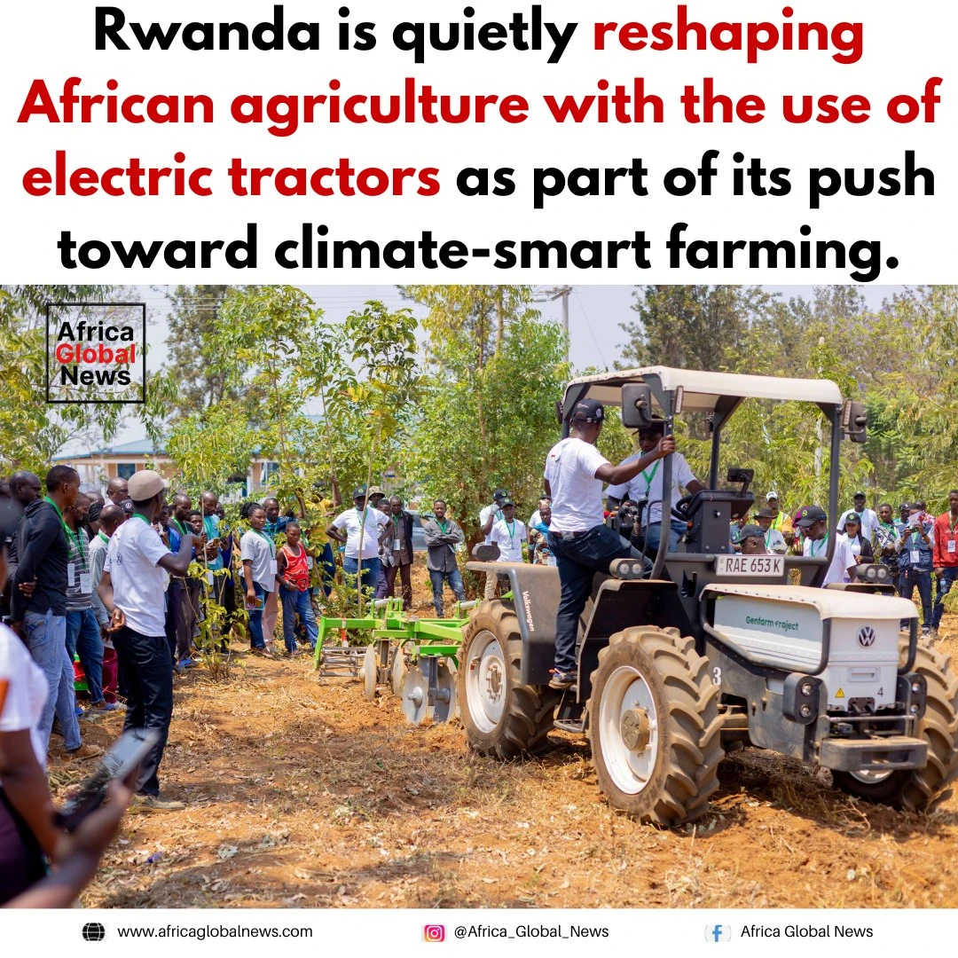Rwanda is quietly reshaping African agriculture with the use of electric tractor