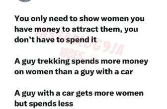 Social media reacts as man claims you only need to show money to attract women —