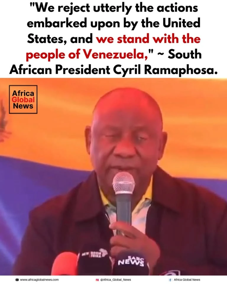 South Africa’s President Cyril Ramaphosa has condemned recent actions by the Uni