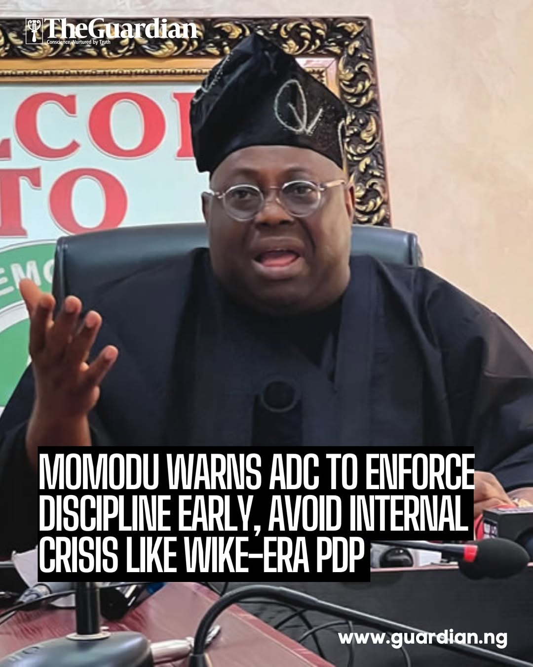 Veteran journalist and politician, Dele Momodu, has urged the African Democratic