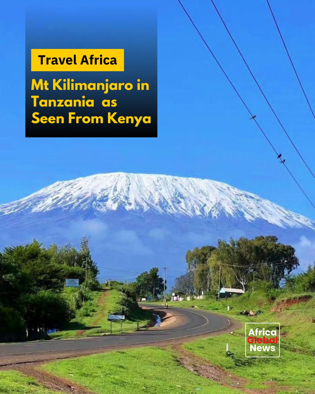 African Safari: This is the beautiful Mt Kilimanjaro in Tanzania as seen from Ke