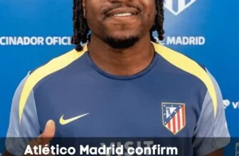 Atlético Madrid on Monday officially confirmed the signing of Super Eagles forwa