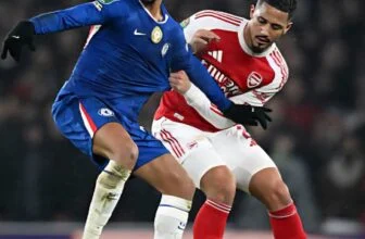 Chelsea’s Carabao Cup hopes are over after a 4–2 aggregate defeat to Arsenal.
