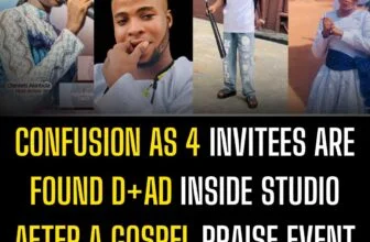 Confusion as 4 invitees are found d+ad inside studio after a gospel praise event