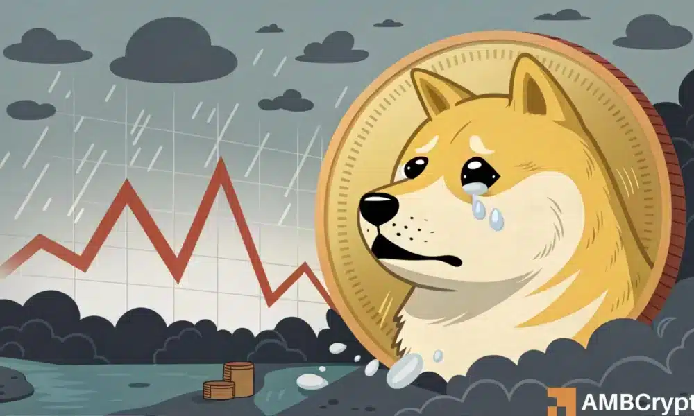 Dogecoin active addresses fall 78% - Will DOGE stay below $0.09? 12 Dogecoin active addresses fall 78% - Will DOGE stay below $0.09?
