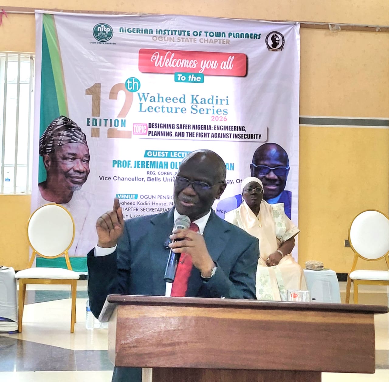 Engineers, town planners urged to help govt fight insecurity