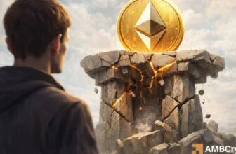 Ethereum under pressure: Founder sales, whale losses, and bearish odds collide