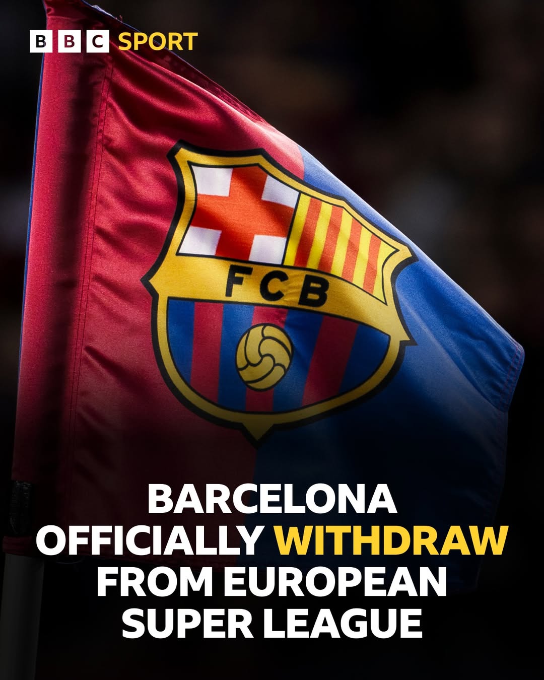 FC Barcelona have officially announced their withdrawal from the European Super