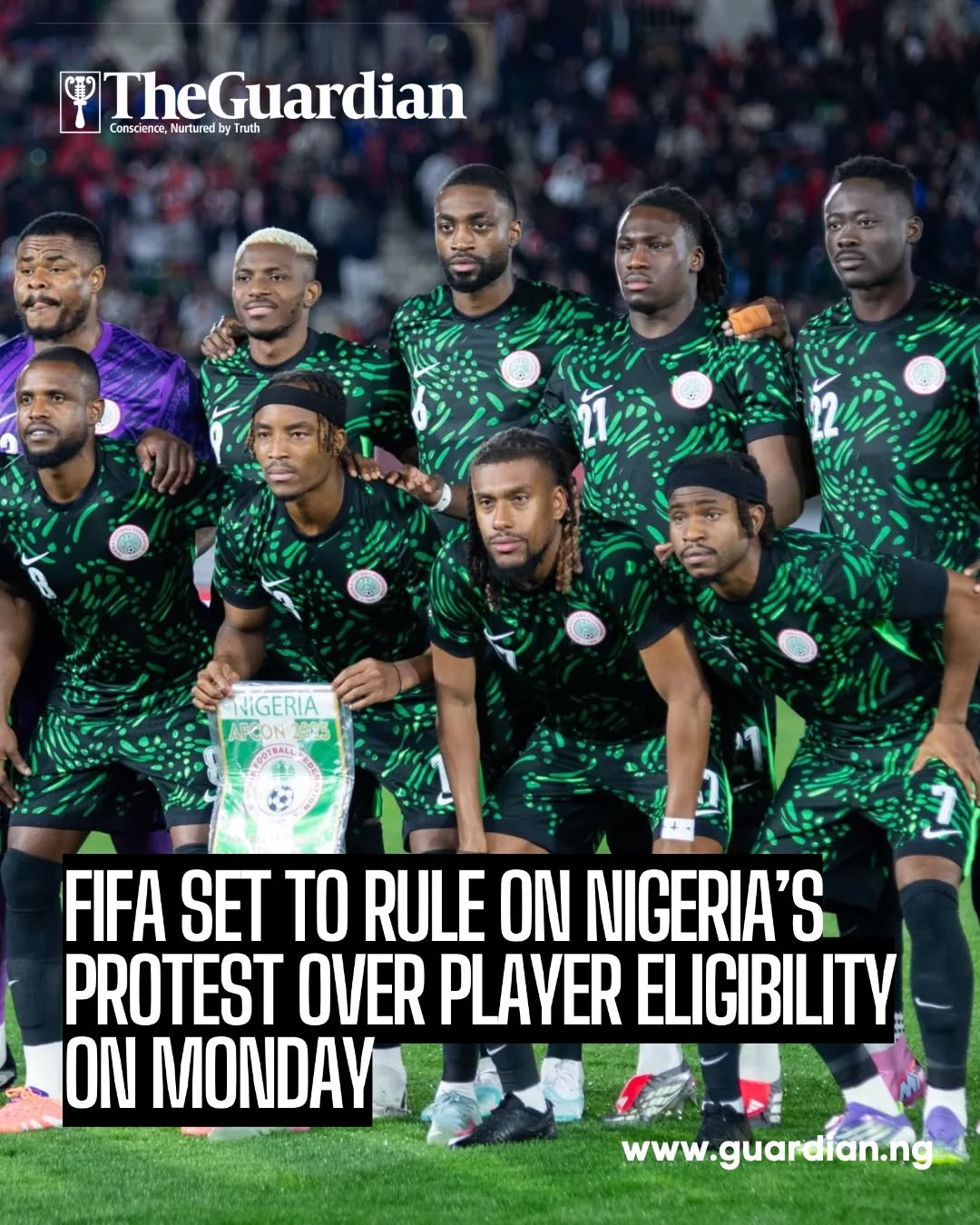 FIFA is expected to issue a decisive ruling on Monday, February 16, over Nigeria