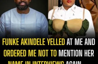 Funke Akindele yelled at me and ordered me not to mention her name in interviews