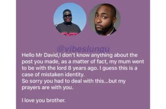 Gospel singer Tosinbee clears the air after Davido’s call-out, says it’s a case