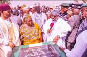 Governor Ahmadu Umaru Fintiri commissions Fufore Cottage Hospital in Adamawa, pl