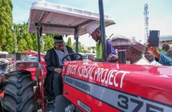 Governor Bala Mohammed rolls out 40 tractors to boost rural agriculture