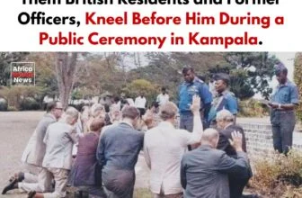In 1975, Uganda’s ruler, Idi Amin, made a group of white Europeans, many of them