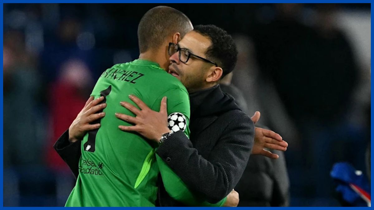 Robert Sanchez and Liam Rosenior.