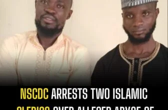 NSCDC arrests two Islamic clerics over alleged ab¥se of Quranic students in Ondo