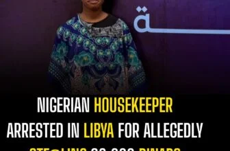 Nigerian Housekeeper Arrested In Libya For Allegedly Ste@ling 98,000 Dinars From