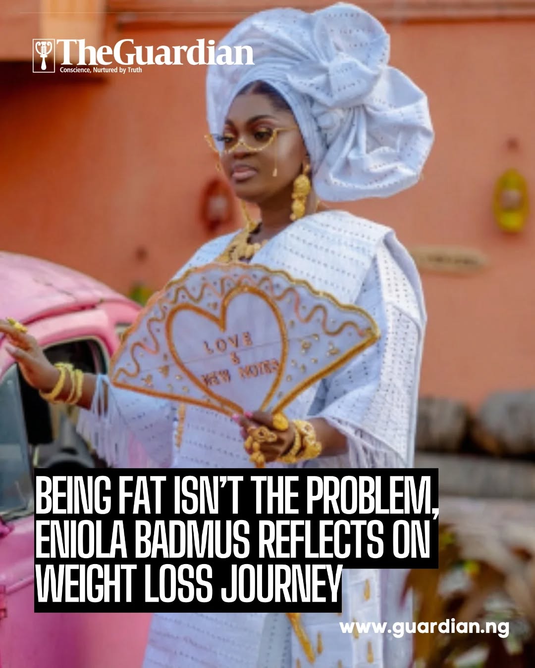 My weight loss journey is rooted in self-love - Eniola Badmus 1 Nollywood actress Eniola Badmus has said her weight loss journey is rooted in se