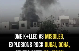 One K+lled as Missiles, Explosions Rock Daubai, Doha, Others After US–Israel Str