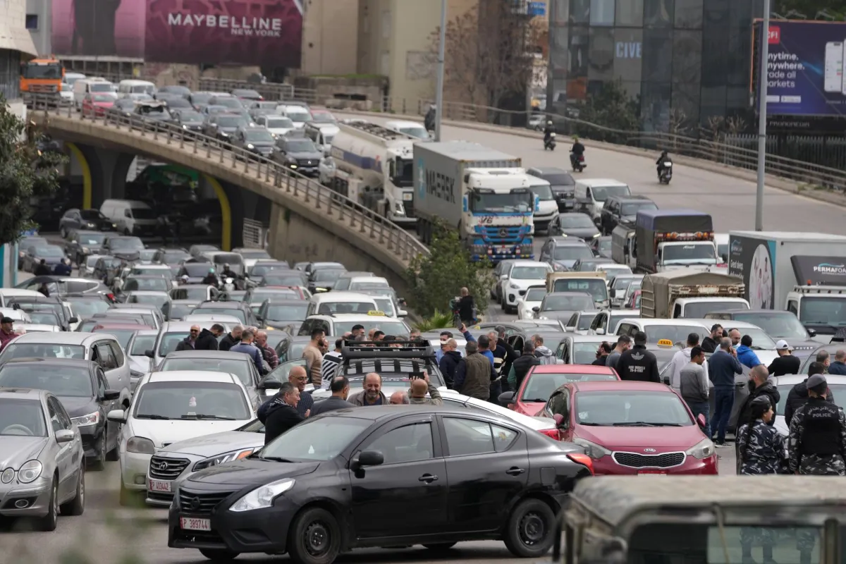 Protesters Block Beirut Roads after Cabinet Approves New Taxes that Raise Fuel Prices 1 Protesters Block Beirut Roads after Cabinet Approves New Taxes that Raise Fuel Prices