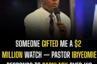 Someone Gifted Me A $2 Million Watch — Pastor Ibiyeomie Responds To Backlash Ove