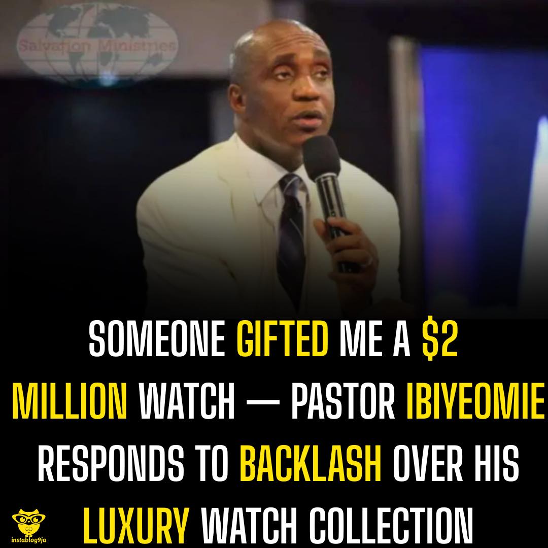 Someone Gifted Me A $2 Million Watch — Pastor Ibiyeomie Responds To Backlash 1 Someone Gifted Me A $2 Million Watch — Pastor Ibiyeomie Responds To Backlash Ove