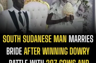 South Sudanese Man Marries Bride After Winning Dowry Battle With 297 Cows and $7