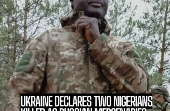 The Ukrainian Defence Intelligence (UDI) has identified two Nigerian men, Hamzat