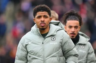 Wesley Fofana at a Chelsea match.