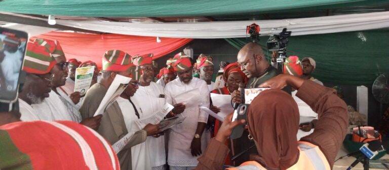 Turaki-led PDP inaugurates new State, LGA, Ward Executive C’ttees in Lagos