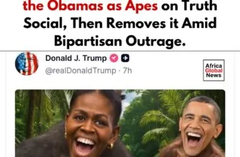 US President Donald Trump has sparked widespread backlash after sharing an AI-ge