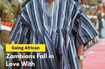 Zambians are embracing Ghanaian traditional attire, Fugu, following the recent v