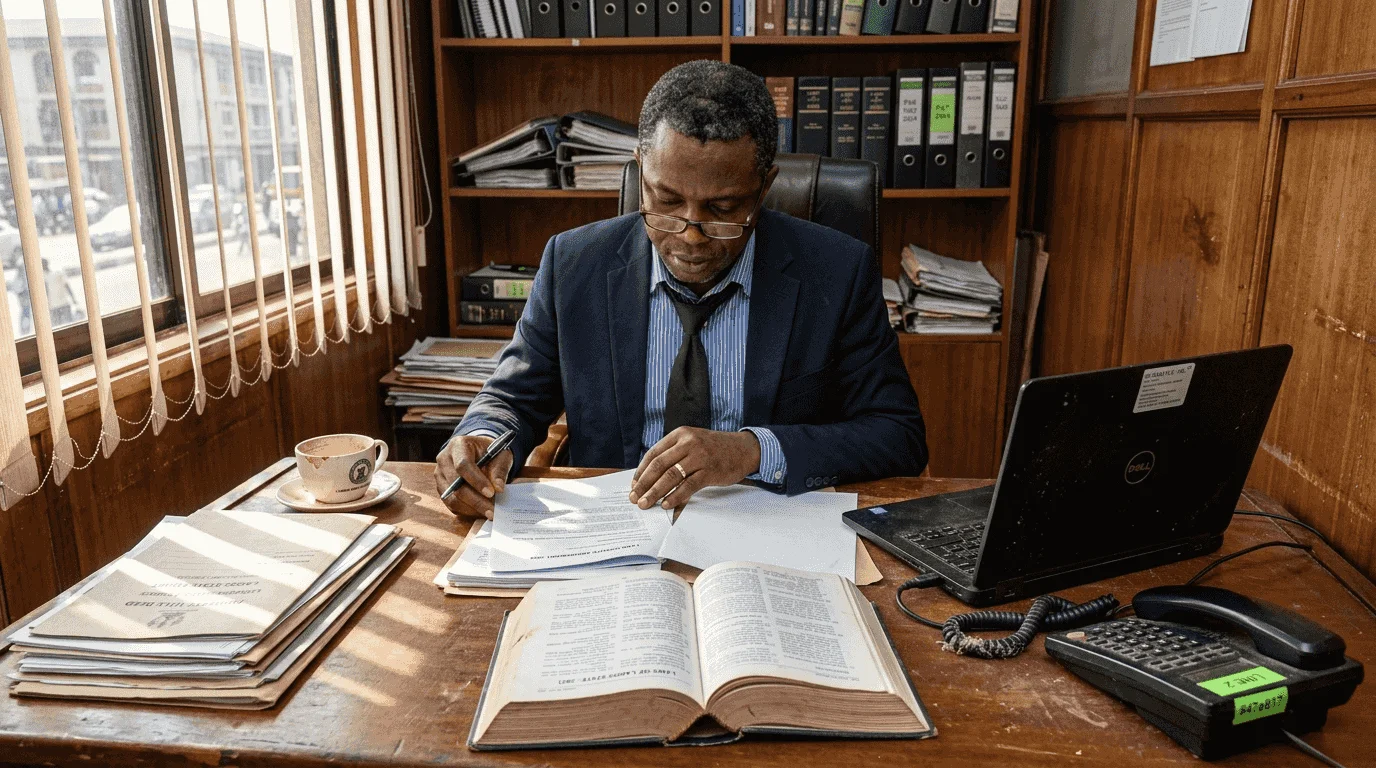 Nigerian lawyer reviews cybercrime law documents