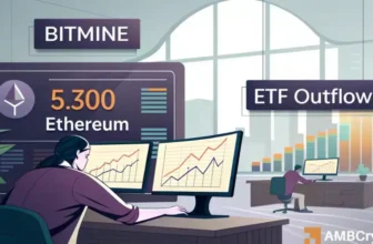 Assessing Bitmine's 5,300 Ethereum transfer amid ETF outflows
